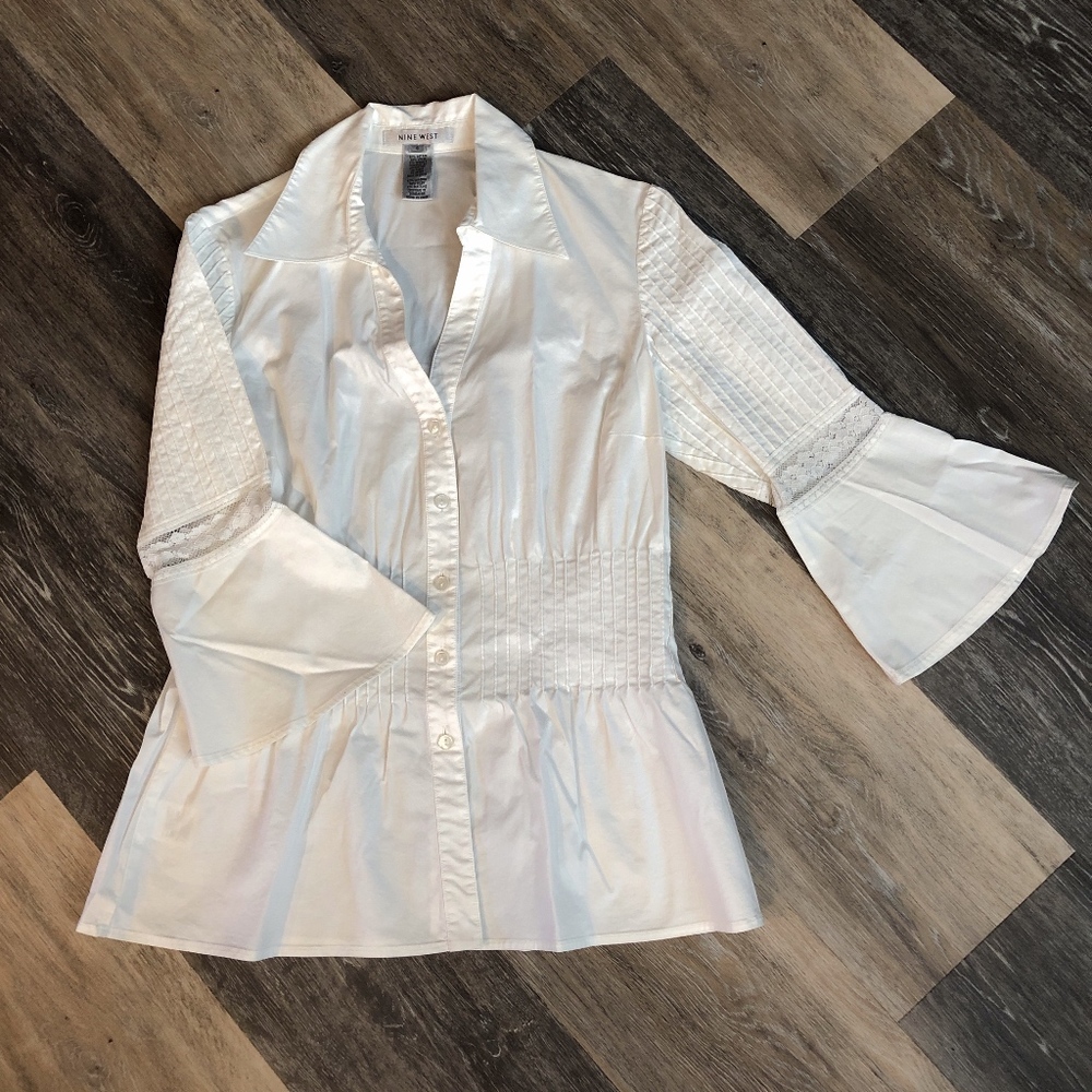 Nine West 3/4 Sleeve Blouse